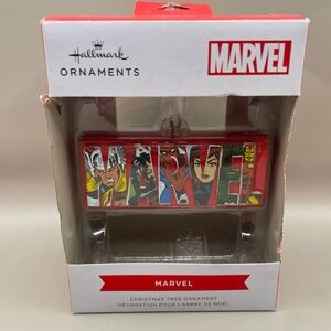 Hallmark Marvel Red and White Christmas Ornament